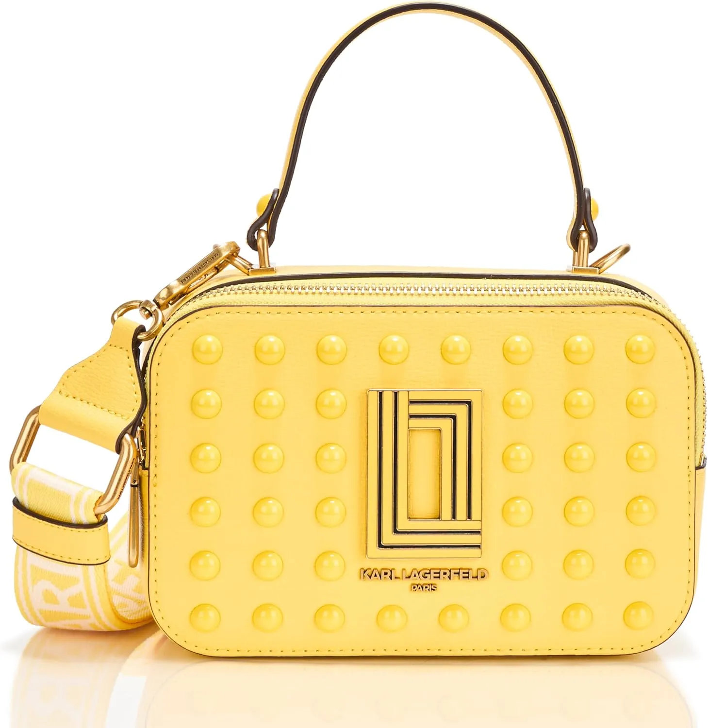 KARL LAGERFELD Simone Studded Camera Crossbody
