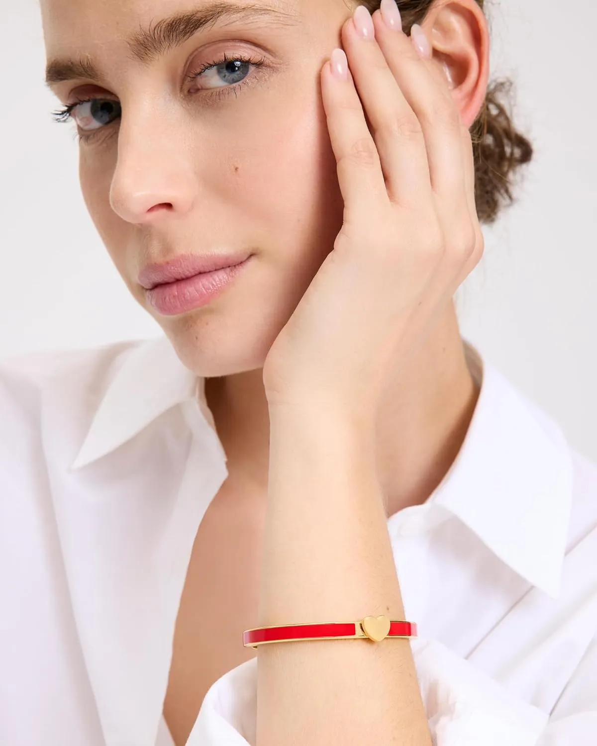 kate spade new york enamel hinged bangle