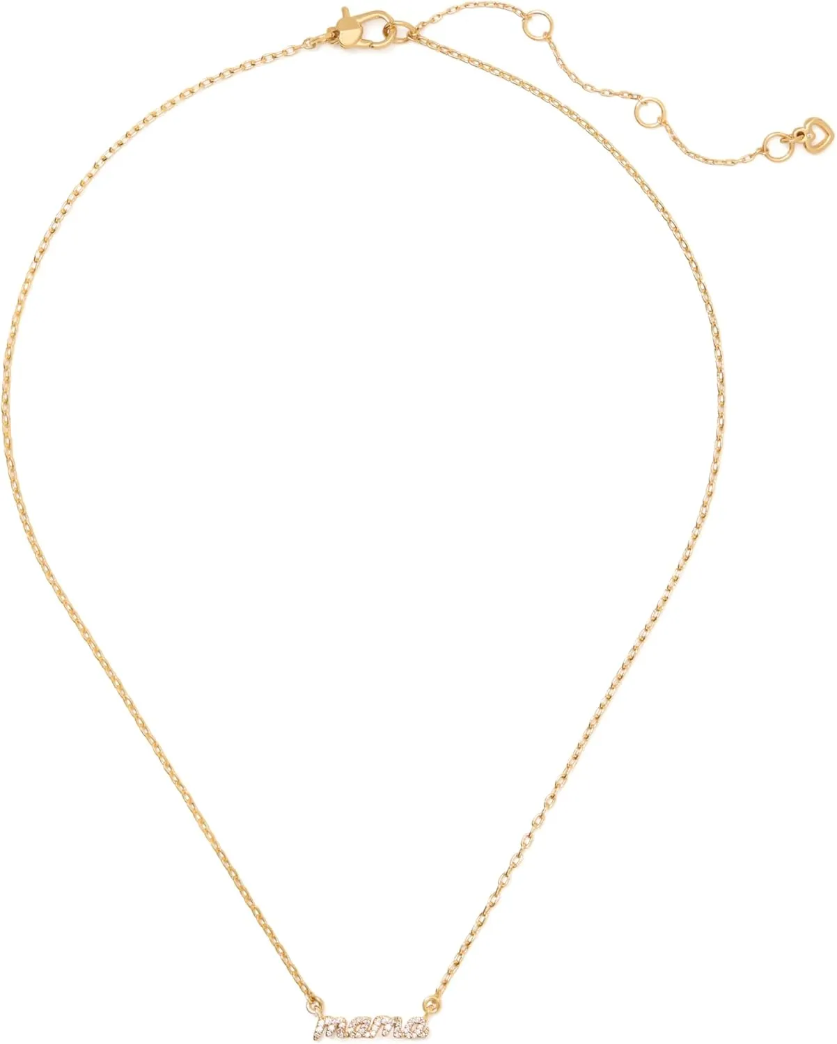 kate spade new york Mama Said Pave Pendant