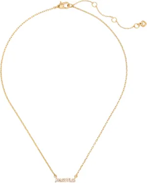 kate spade new york Mama Said Pave Pendant
