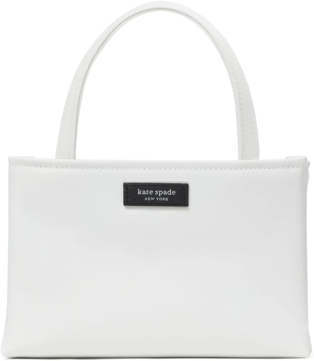 kate spade new york SAM ICON KSNYL Mini Tote, White Dove