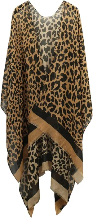 kate spade new york Women's Regal Leopard Ruana
