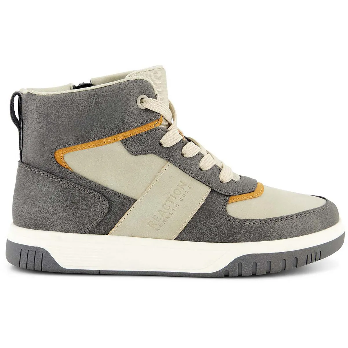 Kenneth Cole Reaction Womens Lace-Up Faux Leather Casual And Fashion Sneakers