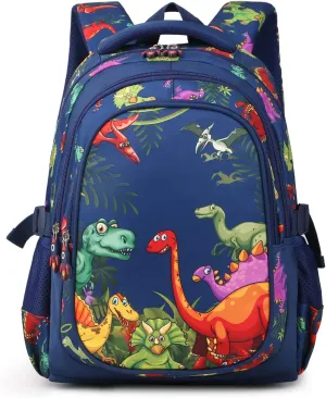 Kids Backpack Boys, Dinosaur Backpacks for Kids 5 , School Backpacks for Boys Elementary Students, Lightweight Waterproof Toddler Backpack with Adjustable Padded Straps