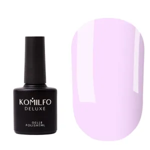 Komilfo Color Base 8ml White Red Milky, Medium density, self-leveling. Fast coverage. Soft, flesh-colored shades, Long -lasting up to 21 days, Nail Gel Polish Led Uv (Base Milky Violet, 8ml)