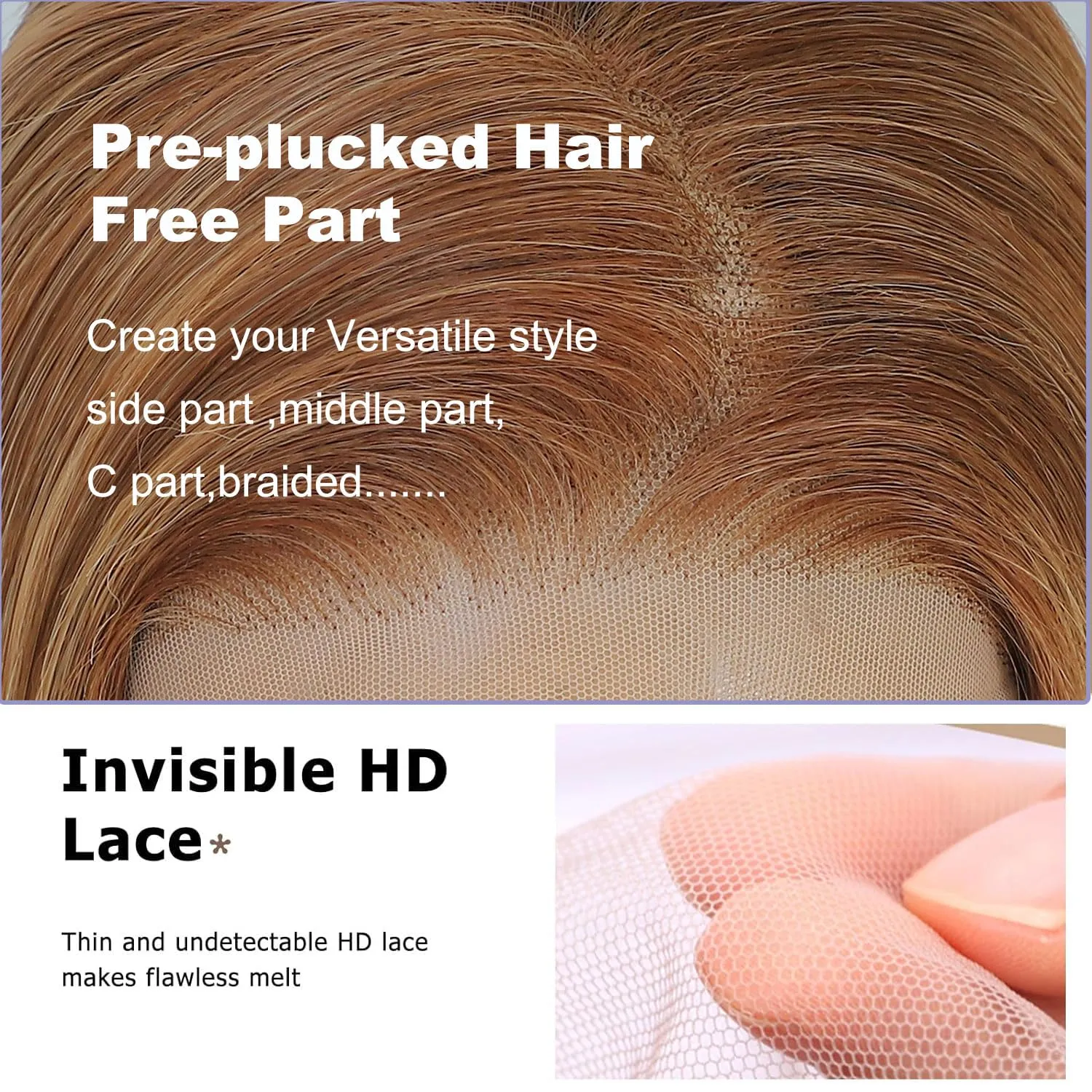Lace Front Wigs for Black Women Long Straight Wig (13x4 Lace Wig-30/27, 26 Inch)