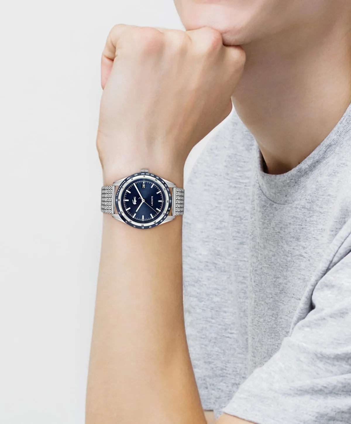 Lacoste Men's Everett Mesh Watch