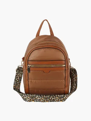 Leather Backpack Purse Guitar Strap Daypack