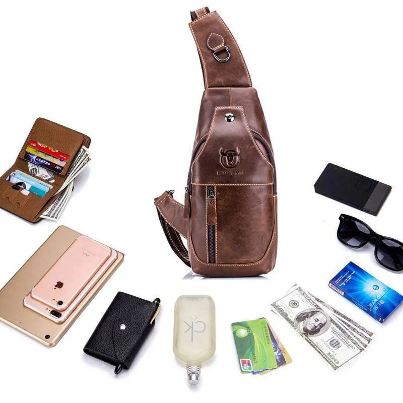 Leather Crossbody Bags for Men