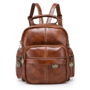 Leather Zipper Bag