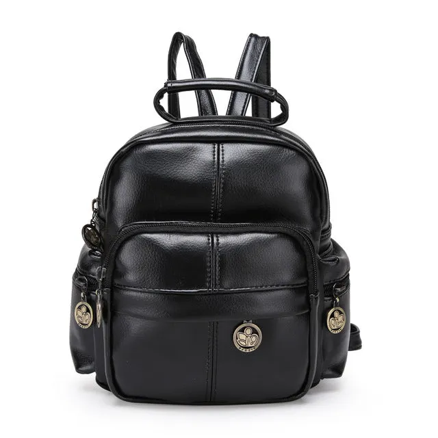 Leather Zipper Bag