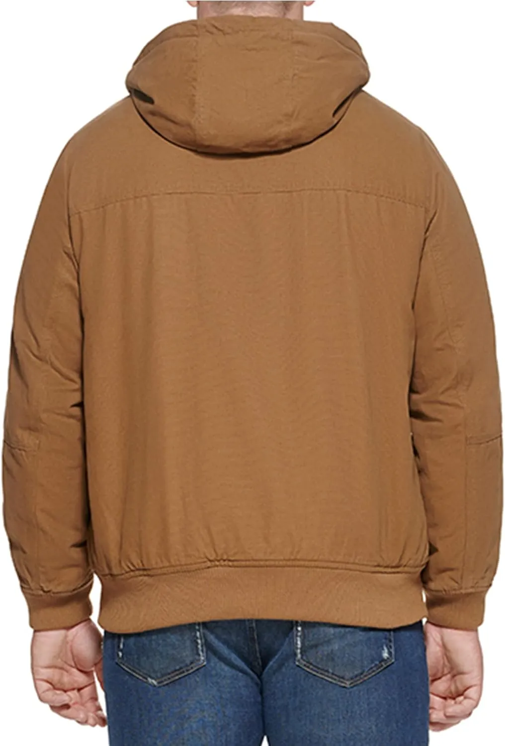 Levi's Mens Workwear Cotton Canvas Hooded Bomber Jacket (Regular & Big & Tall Sizes)