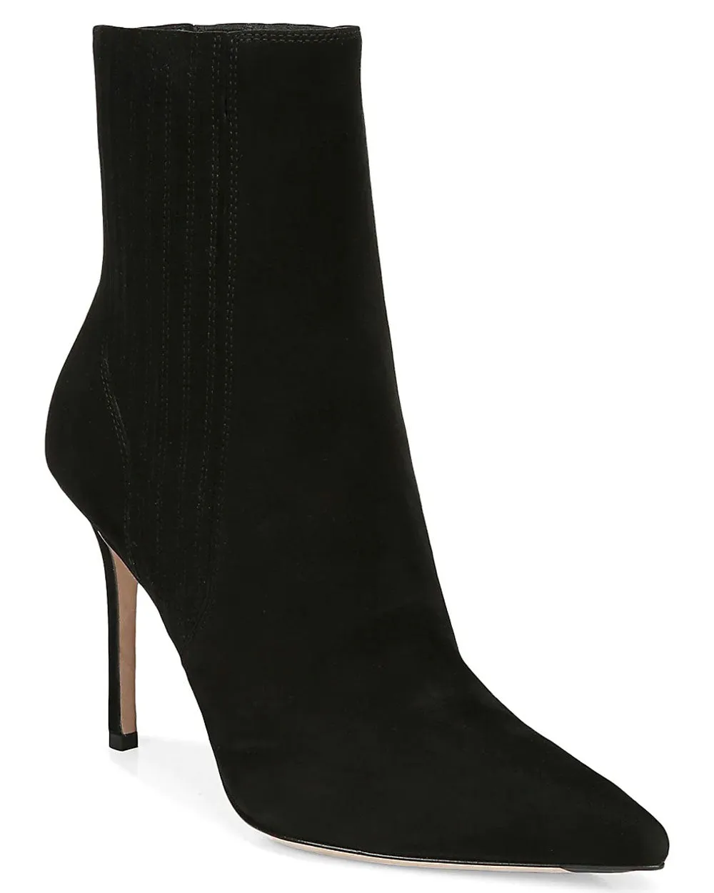Lisa Suede Bootie in Black
