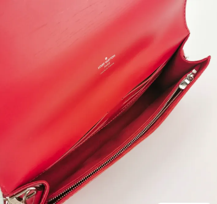 Local shipping options (LV) shoulder 23070578347974 27.5cm Louis Product diversity Vuitton Bag red
