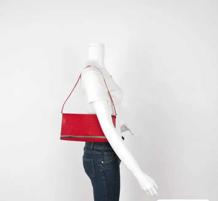 Local shipping options (LV) shoulder 23070578347974 27.5cm Louis Product diversity Vuitton Bag red