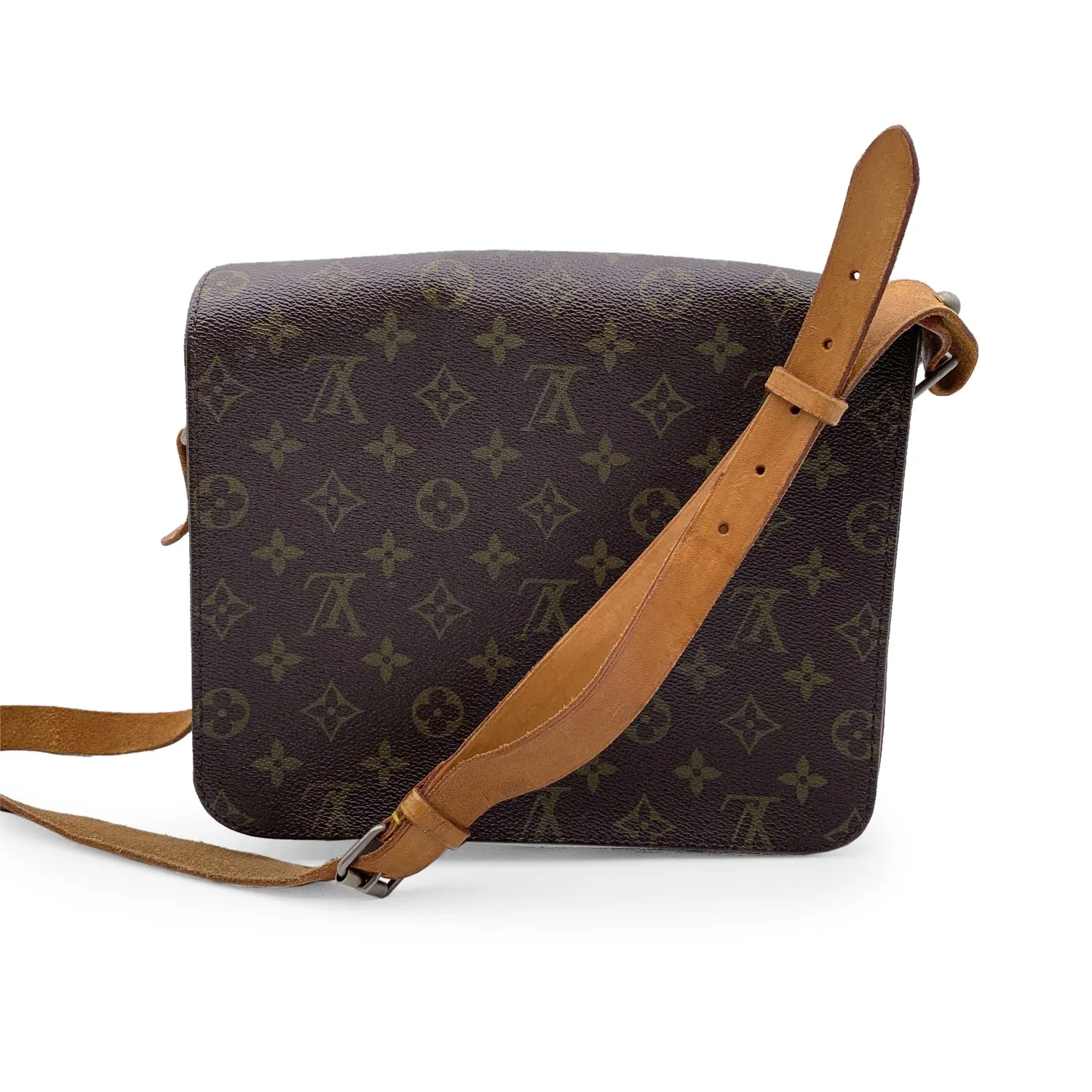 LOUIS VUITTON Vintage Canvas Cartouchiere Mm Messenger Bag M51253