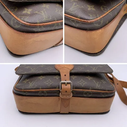 LOUIS VUITTON Vintage Canvas Cartouchiere Mm Messenger Bag M51253