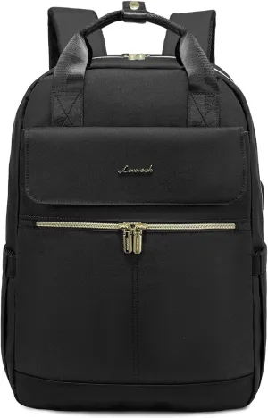 LOVEVOOK Laptop Backpack for Women, 15.6inch Laptop Bag with USB Port, Waterproof Travel Work Backpack Purse, Anti-Theft Backpacks Casual Computer Daypack Nurse Teacher Bag