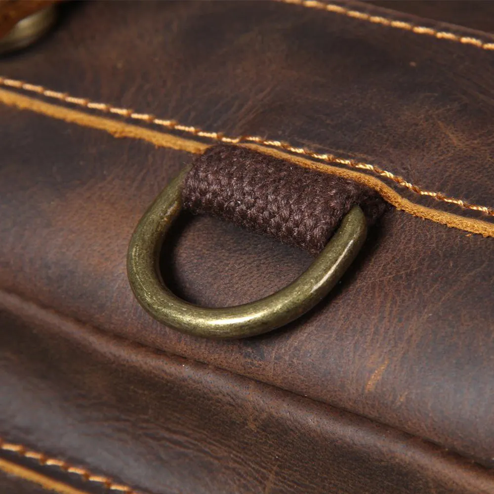 Lucien - Brown Leather Backpacks
