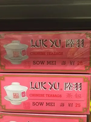 Luk Yu Chinese Teabags SOW MEI 25pcs tea bags x 2 boxes