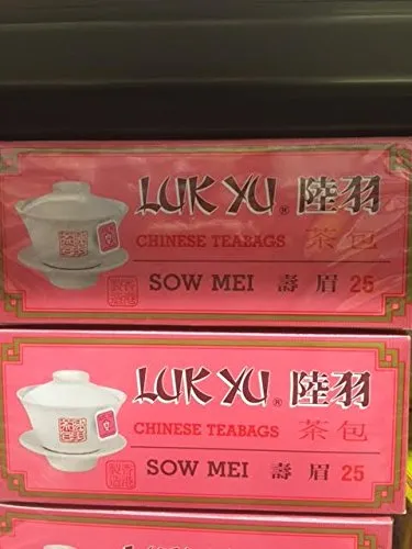 Luk Yu Chinese Teabags SOW MEI 25pcs tea bags x 2 boxes