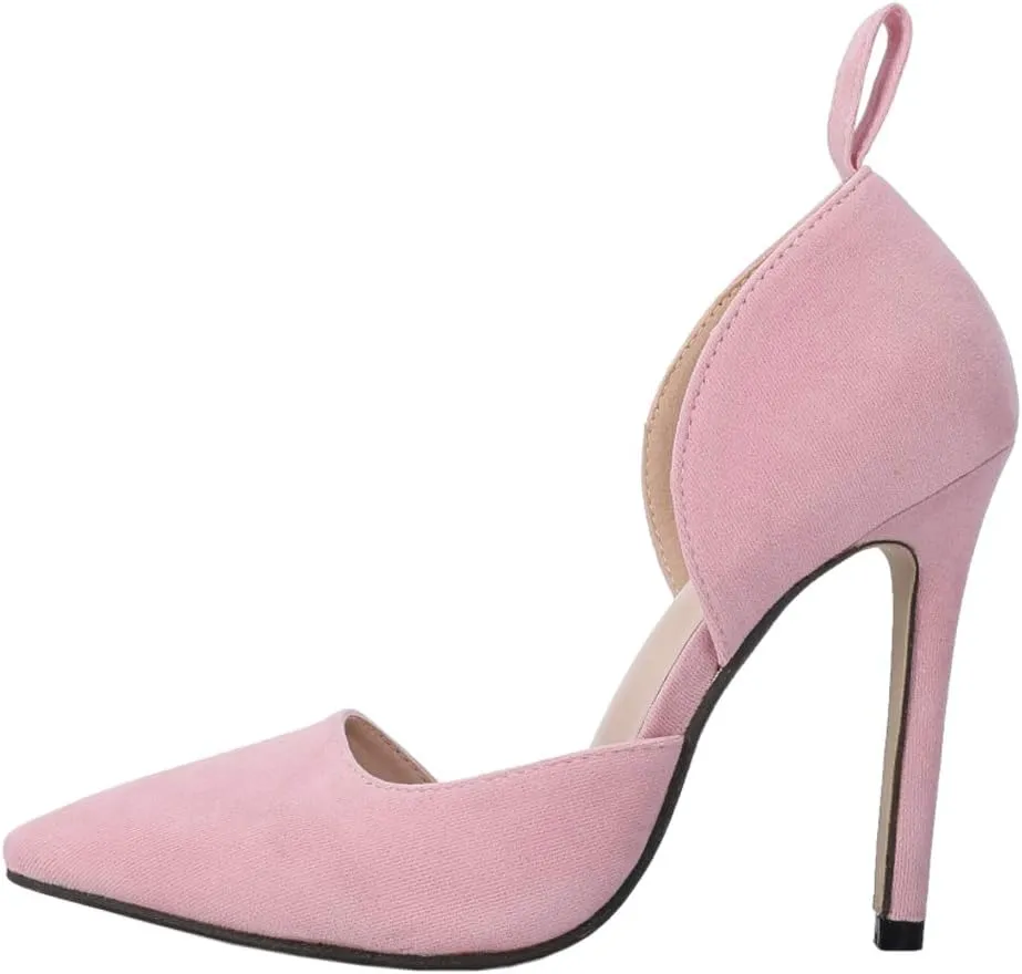 MAIERNISI JESSI Women's Pointy Toe High Heel Stiletto Big Bowknot Pumps
