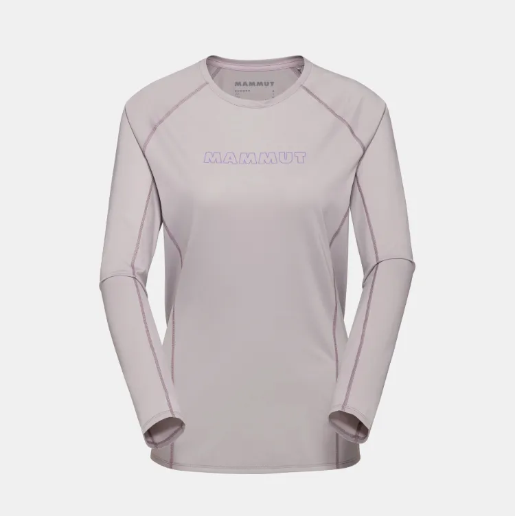 Mammut 長毛象 Selun FL 女 機能LOGO 長袖排汗衫 紫風輪 1016-01450