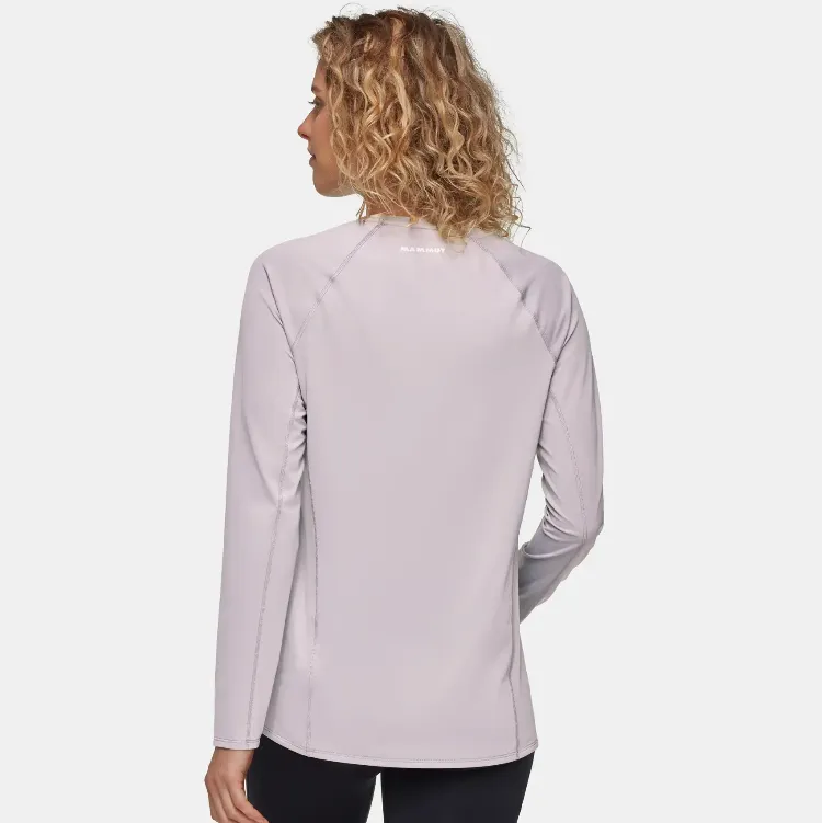 Mammut 長毛象 Selun FL 女 機能LOGO 長袖排汗衫 紫風輪 1016-01450