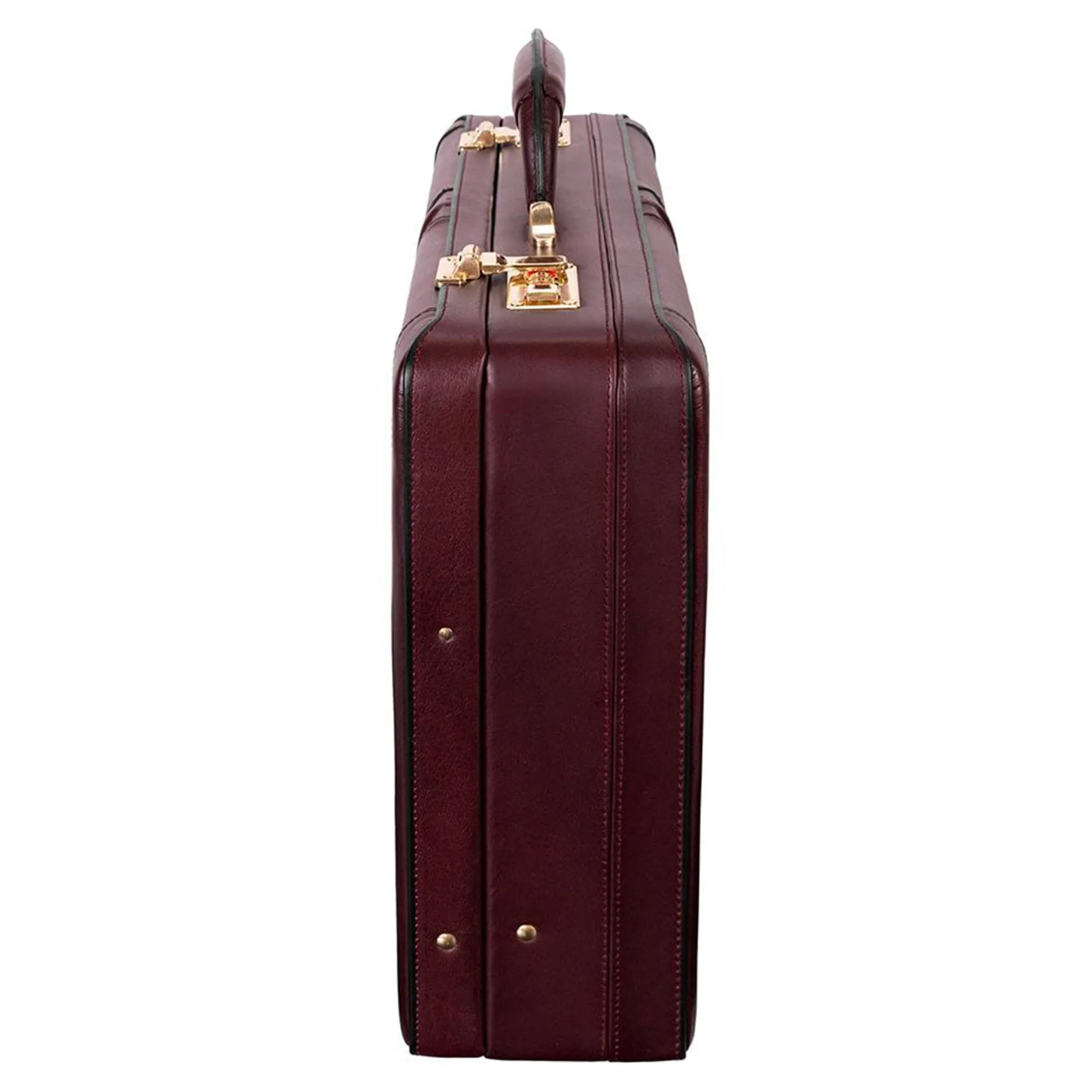McKlein USA Turner 4.5" Leather Expandable Attache Briefcase