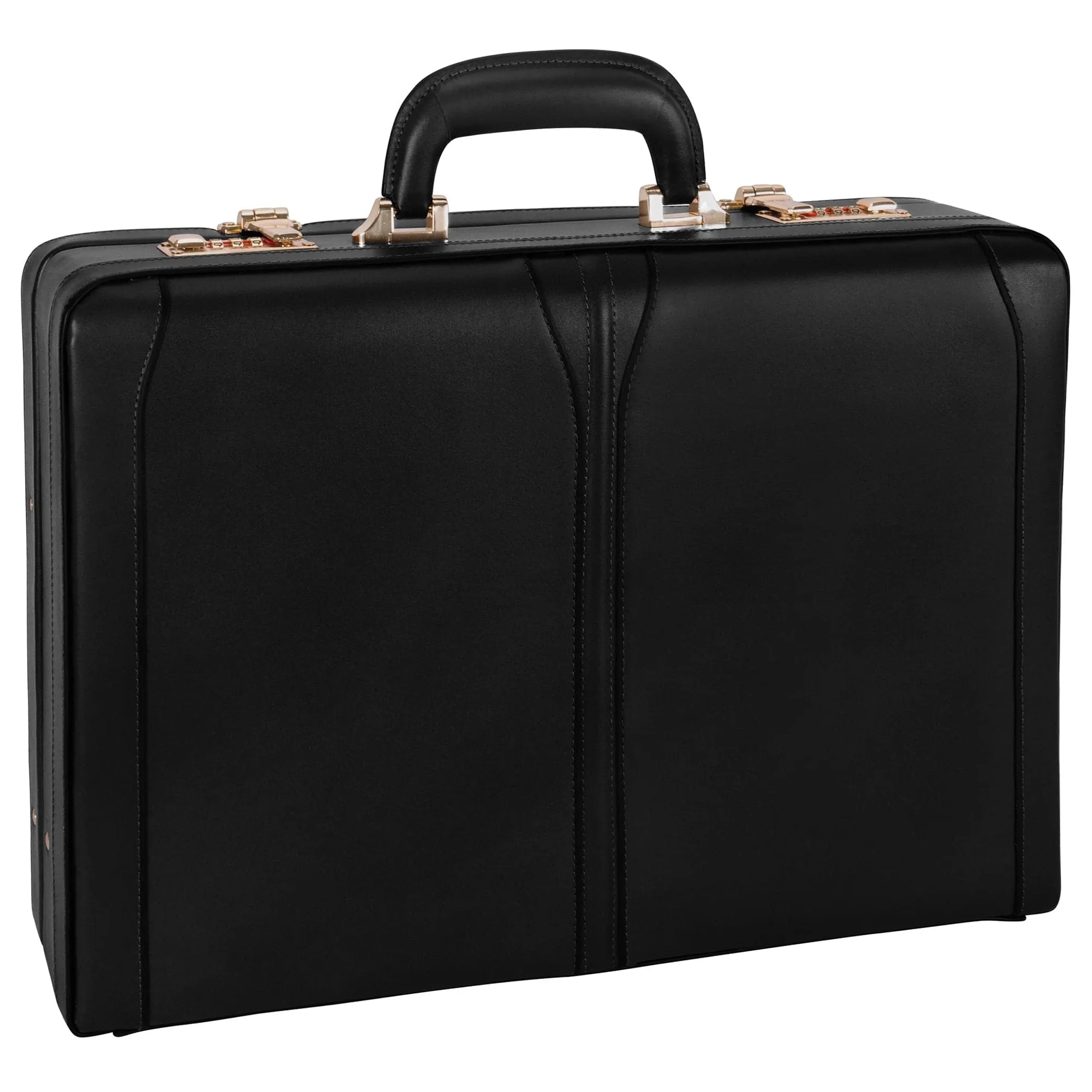 McKlein USA Turner 4.5" Leather Expandable Attache Briefcase