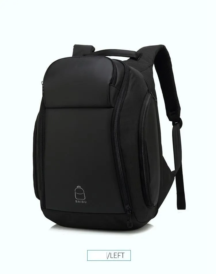 Men's Anti-theft USB Charging Backpack