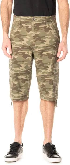 Men's Below The Knee Messenger Cargo Shorts