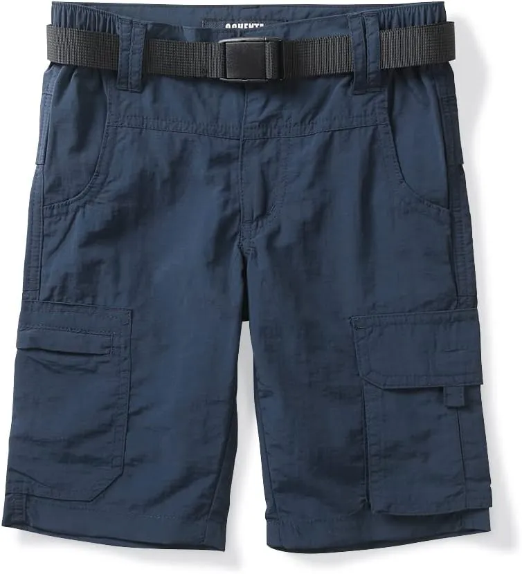 Men's Cargo Hiking Shorts Boys Quick Dry Lightweight Relaxed Fit Casual Outdoor Shorts