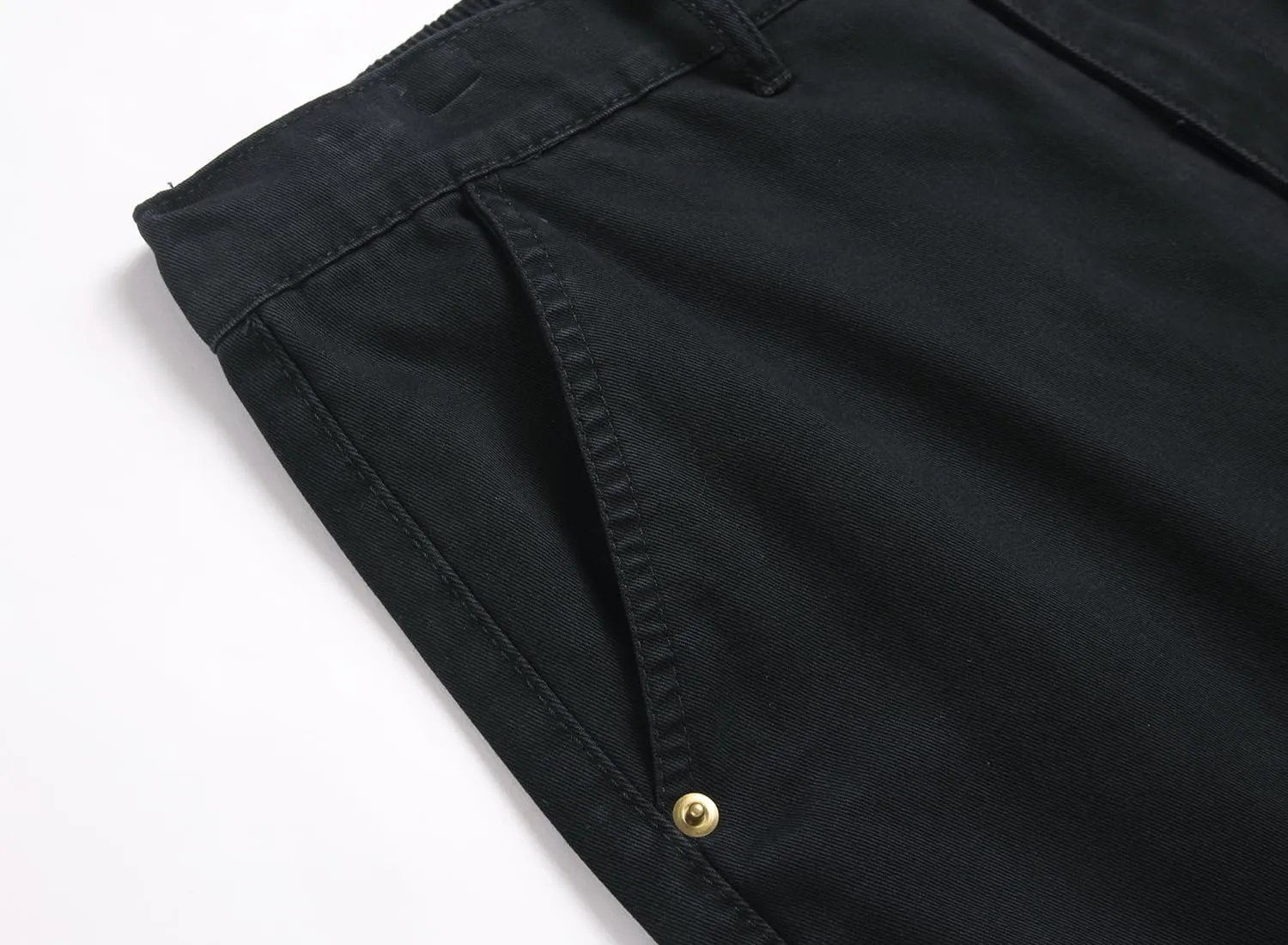 Mens Casual Cargo Pants Baggy Fit Multiple Pockets Loose Wide Leg Streetwear Trousers