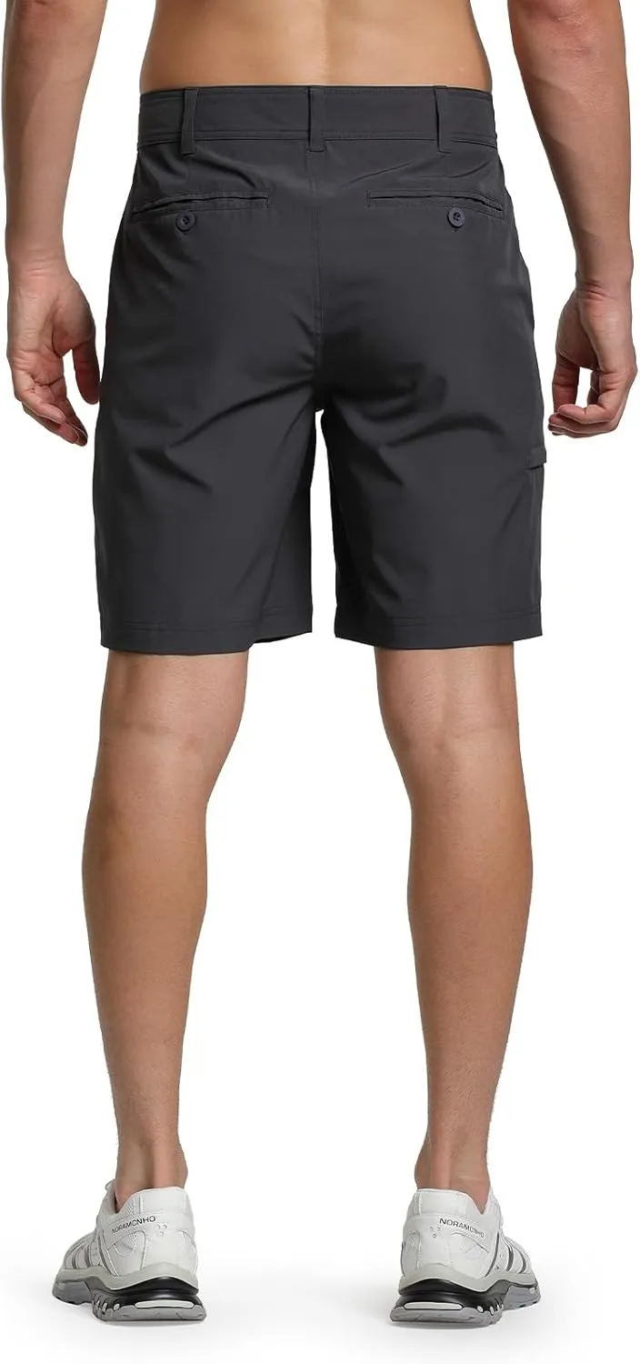 Men's Golf Shorts Quick Dry Lightweight Stretch Casual Shorts for Outdoor Hiking