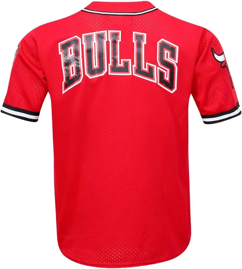 Mens NBA Mesh Button Down Top