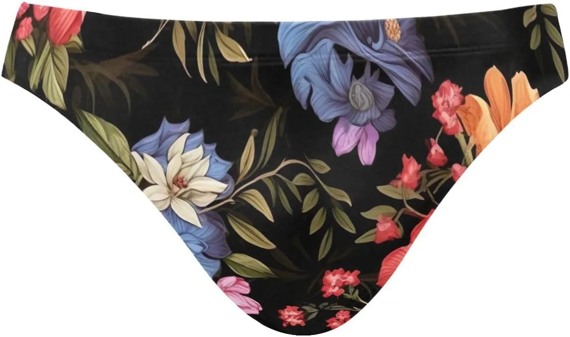 Men's Sexy Bikini Swimsuit Swimwear Quick Dry Print Briefs