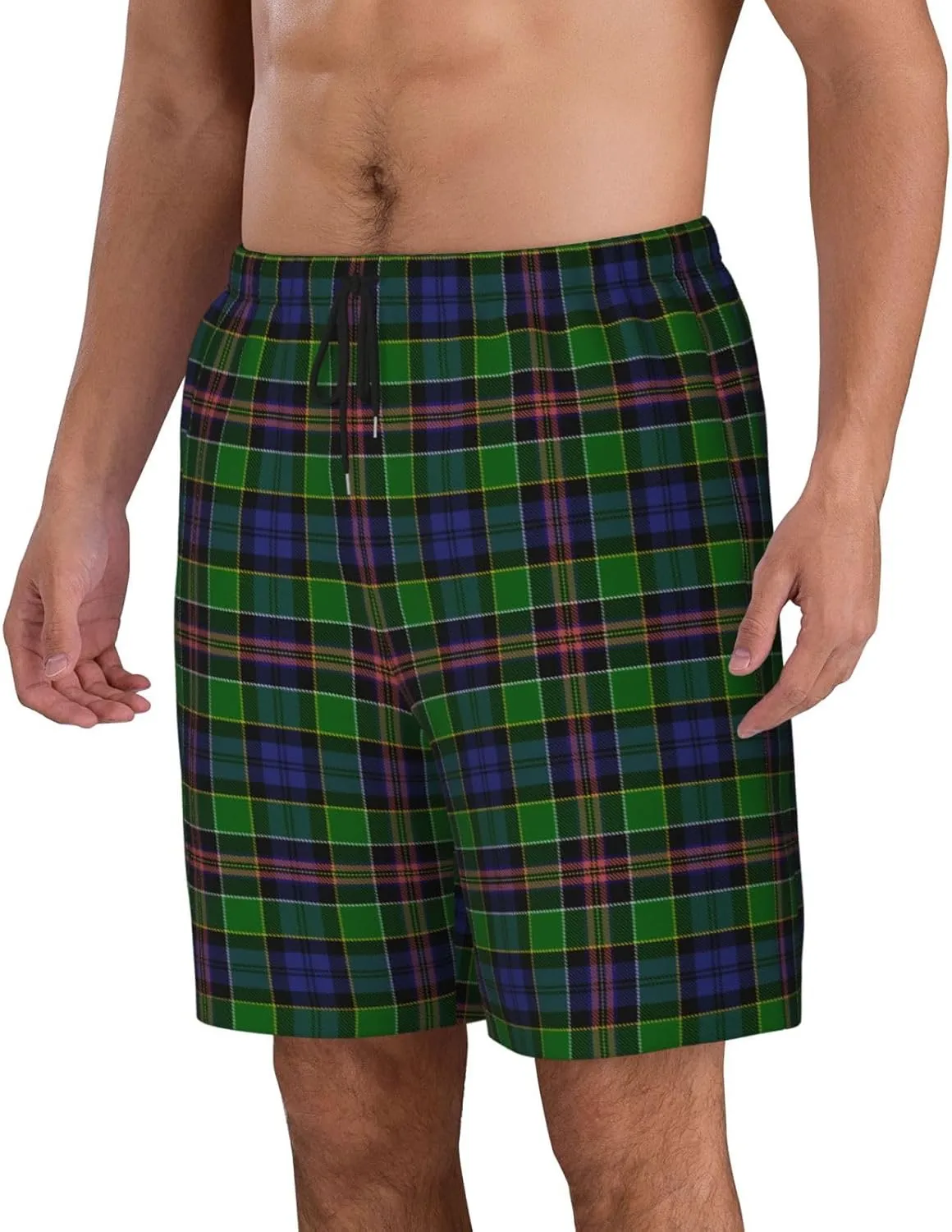 Men's Swim Trunks, Quick Dry Beach Shorts Summer Cool Beach Shorts with Mesh Lining