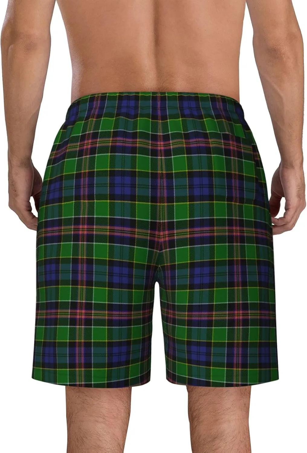 Men's Swim Trunks, Quick Dry Beach Shorts Summer Cool Beach Shorts with Mesh Lining
