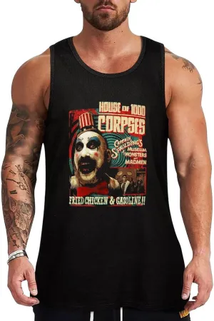 Mens Tank Tops Quick Dry Gym Sleeveless Muscle T Shirts for Men's Fitness