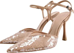 Mesh Slingback Pumps Shoes for Women