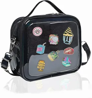 Messenger Bag for Teen Women Girls Kids Casual Travel Clear Crossbody Bag Men Small Ita Bag Trendy Handbags