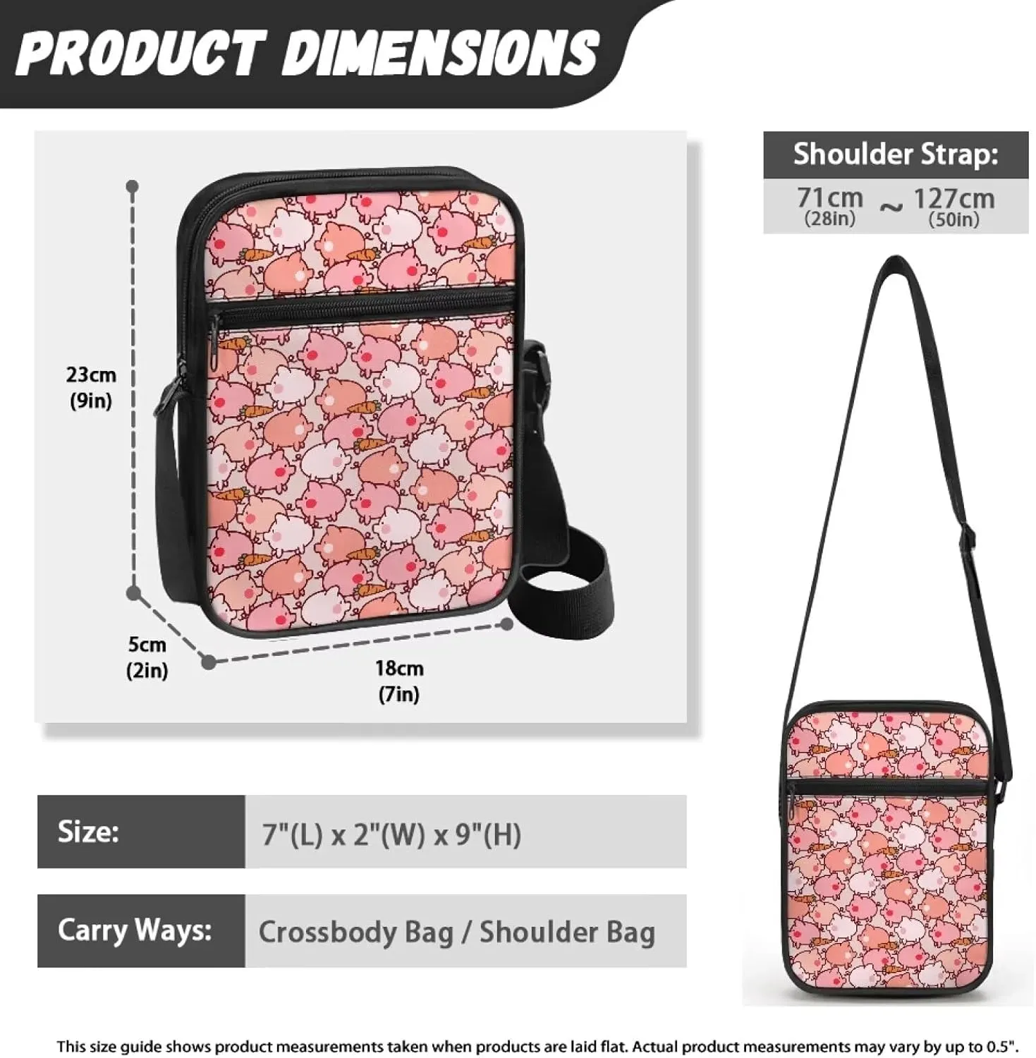 Messenger Bag for Women Small Crossbody Bag Purse with Adjustable Strap Cell Phone Bag