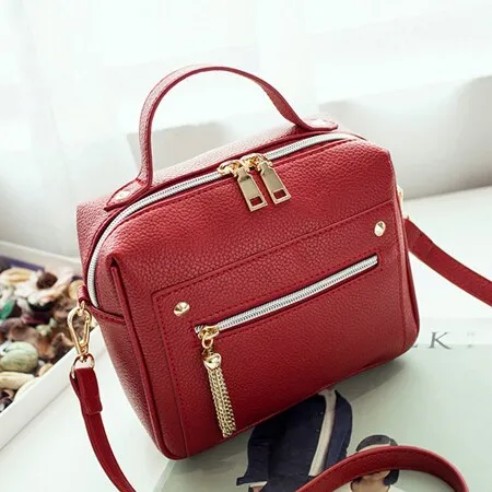 Messenger Invitation-only deal PU Bag Crossbody Luxury Bags Top-handle REPRCLA Bag Handbags Tassel Contemporary Leather Shoulder Women Bag High Quality Women