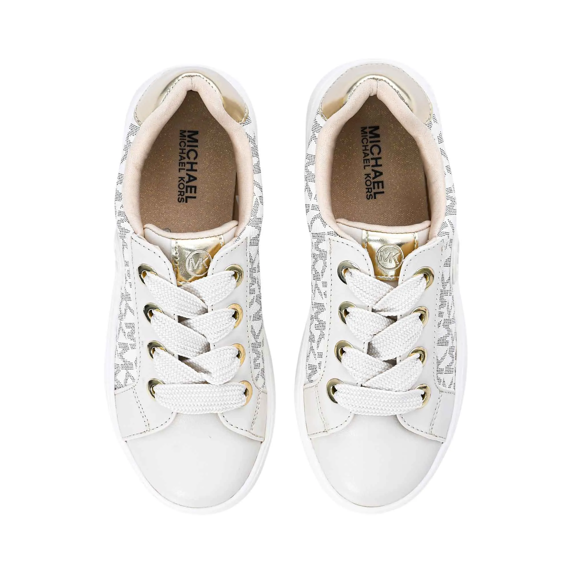 Michael Kors Kids Girl's Gold Sneaker
