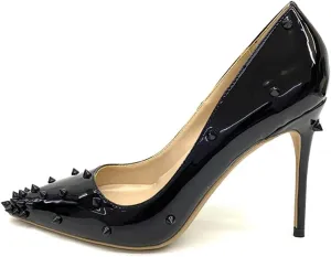 Minishion Women Sexy Heels Pumps Studded Rivet Party Wedding Shoes