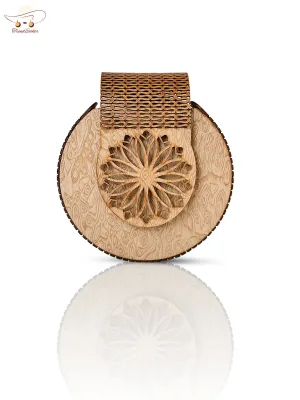Misri Wooden Cross Body Bag
