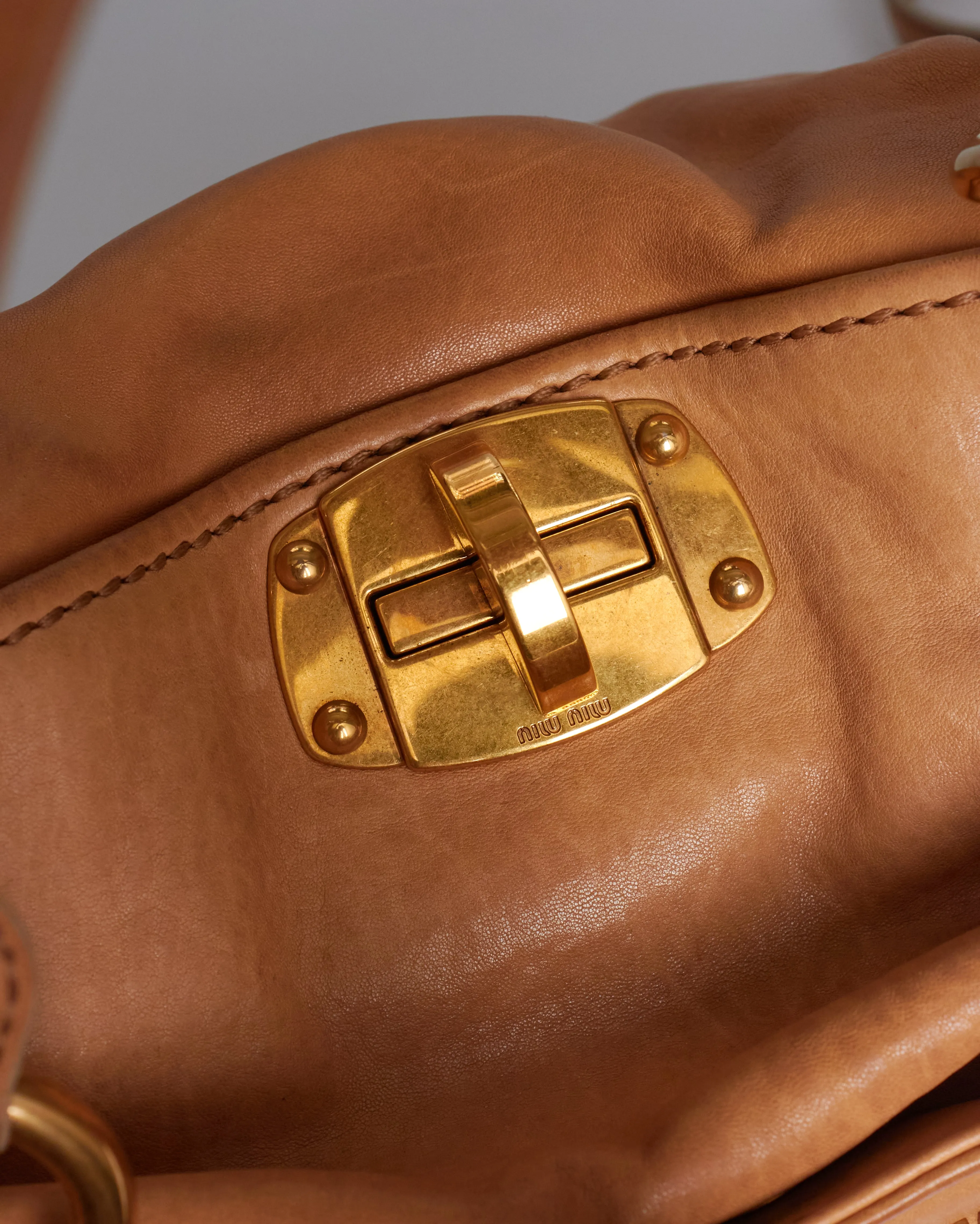 Miu Miu Leather Shoulderbag