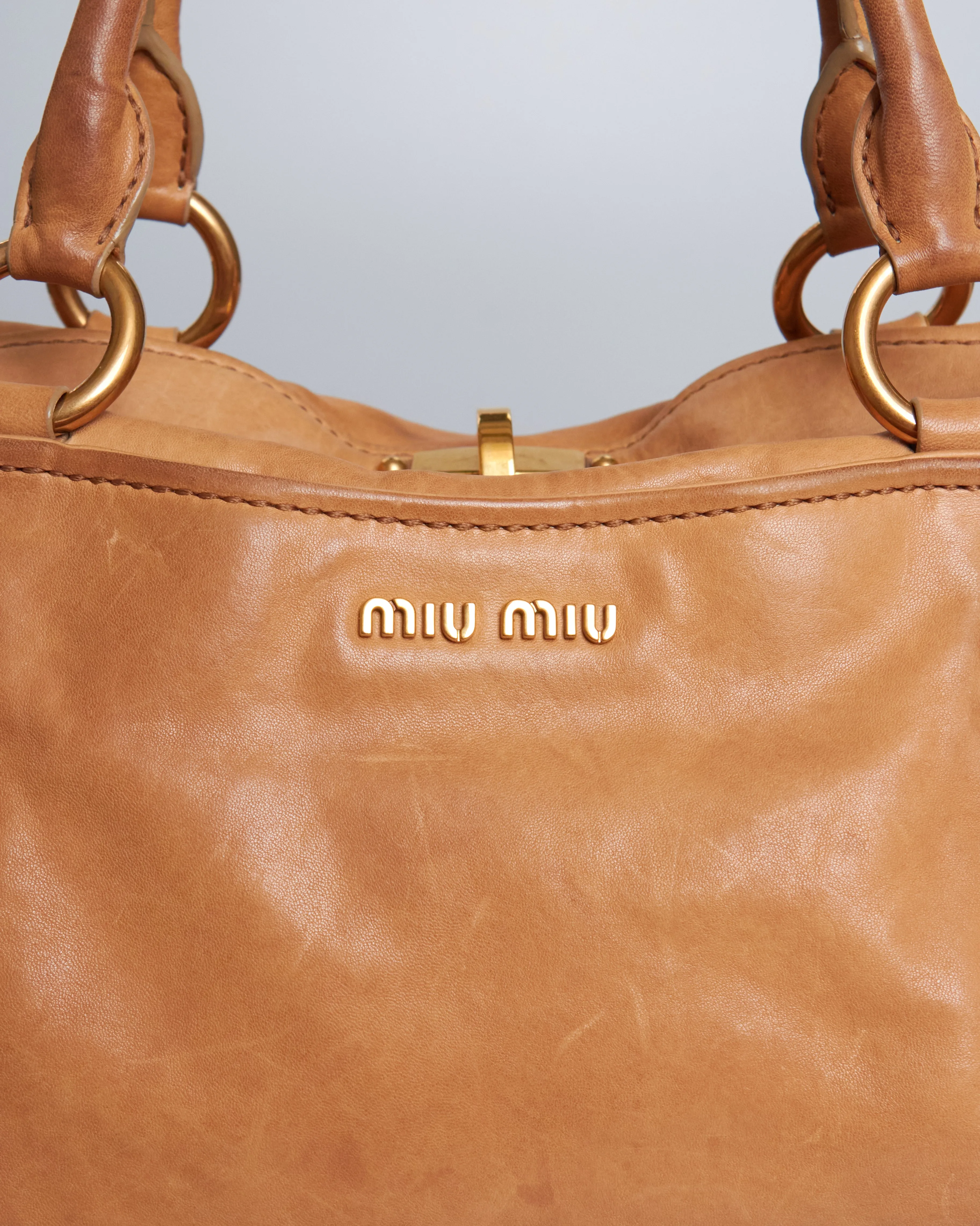 Miu Miu Leather Shoulderbag