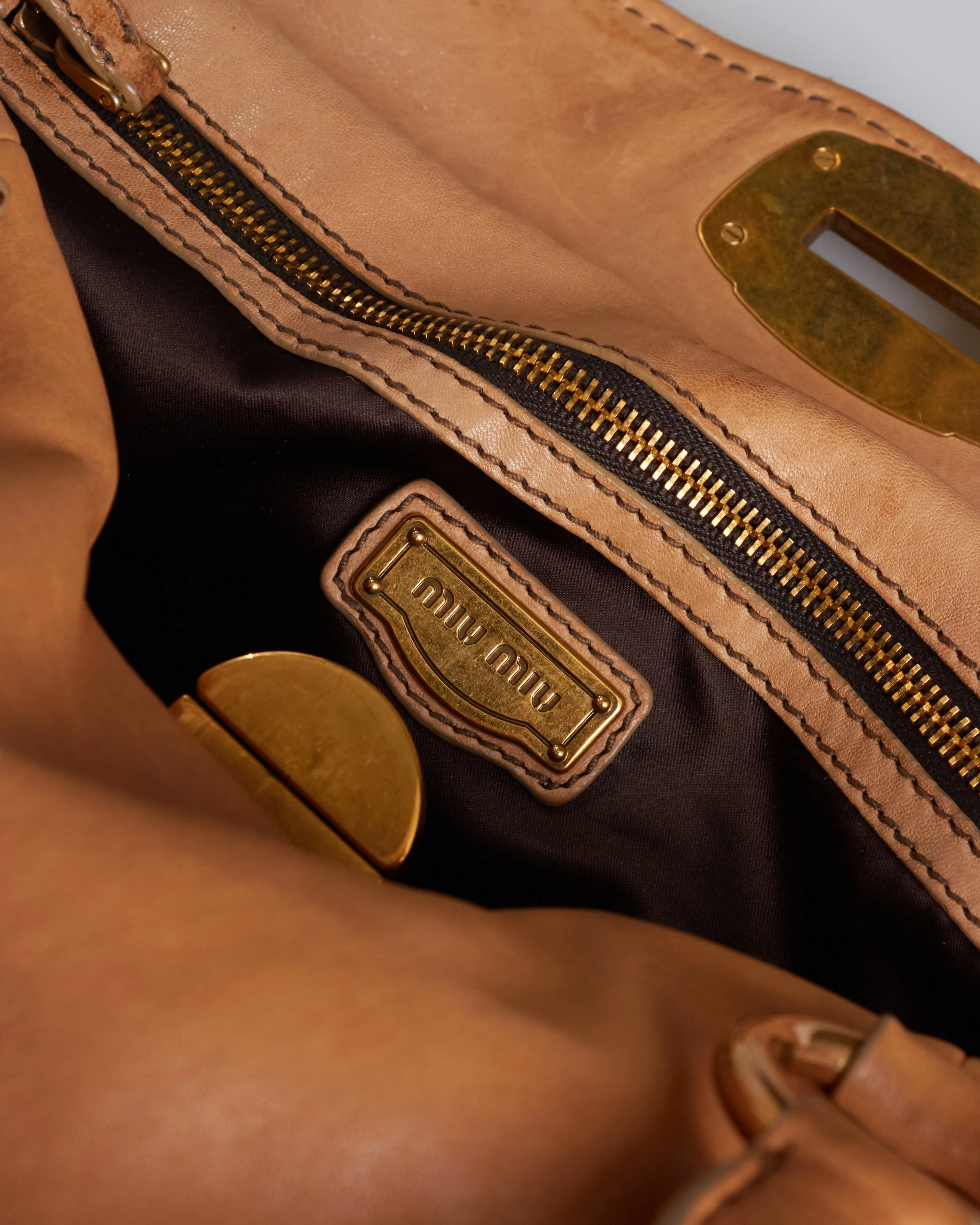 Miu Miu Leather Shoulderbag